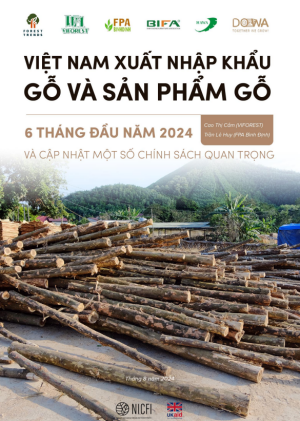 Việt Nam xuất nhập khẩu gỗ và sản phẩm gỗ 6 tháng đầu năm 2024 và cập nhật một số chính sách quan trọng